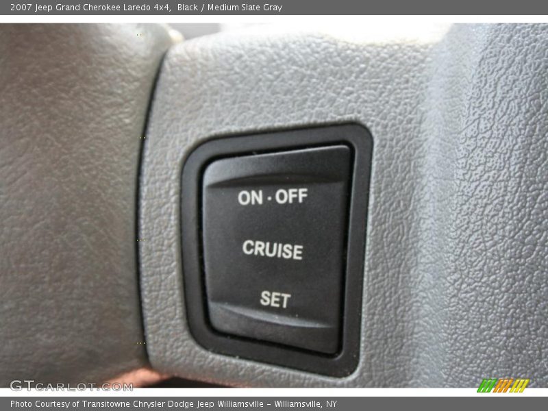 Black / Medium Slate Gray 2007 Jeep Grand Cherokee Laredo 4x4