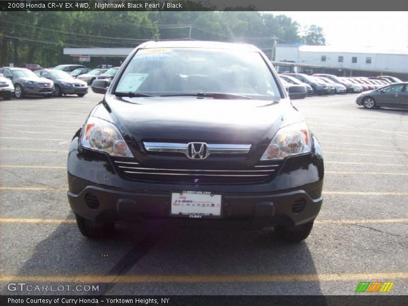 Nighthawk Black Pearl / Black 2008 Honda CR-V EX 4WD