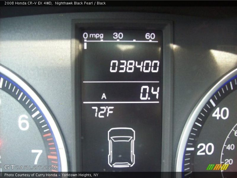 Nighthawk Black Pearl / Black 2008 Honda CR-V EX 4WD
