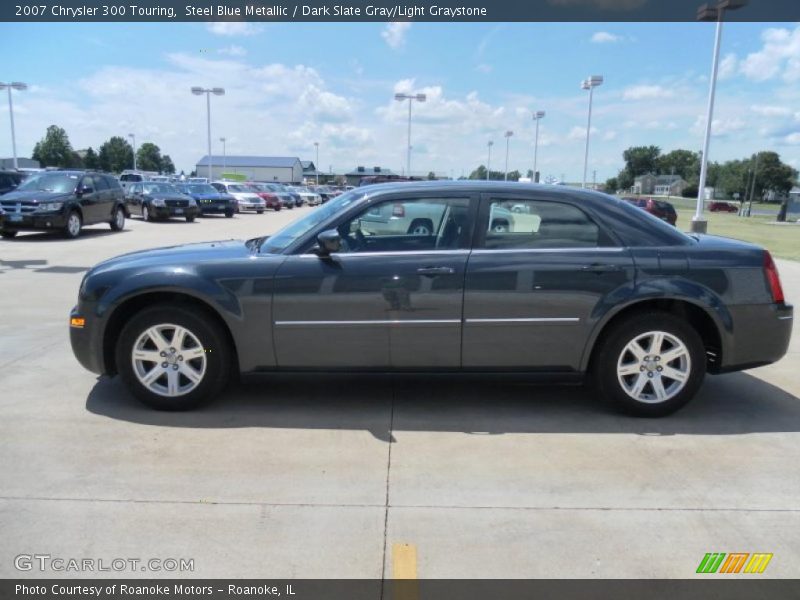 Steel Blue Metallic / Dark Slate Gray/Light Graystone 2007 Chrysler 300 Touring