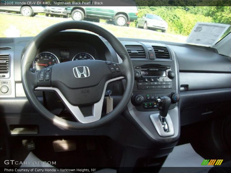 Nighthawk Black Pearl / Black 2008 Honda CR-V EX 4WD