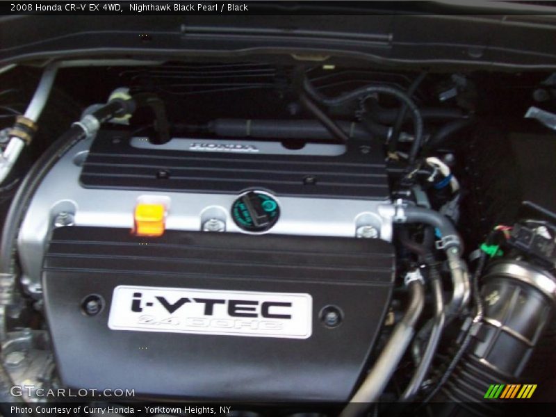 Nighthawk Black Pearl / Black 2008 Honda CR-V EX 4WD