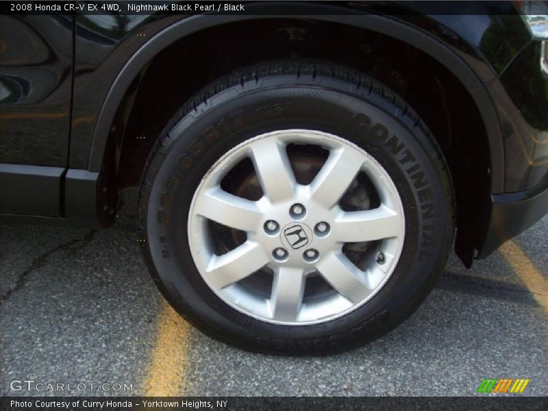 Nighthawk Black Pearl / Black 2008 Honda CR-V EX 4WD