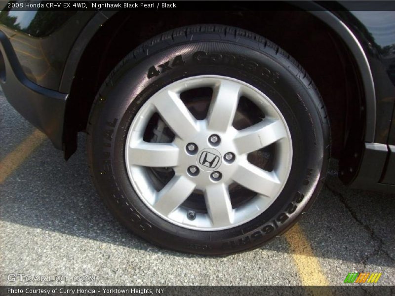 Nighthawk Black Pearl / Black 2008 Honda CR-V EX 4WD