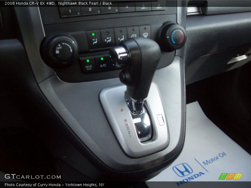 Nighthawk Black Pearl / Black 2008 Honda CR-V EX 4WD