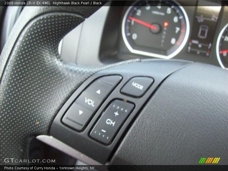 Nighthawk Black Pearl / Black 2008 Honda CR-V EX 4WD