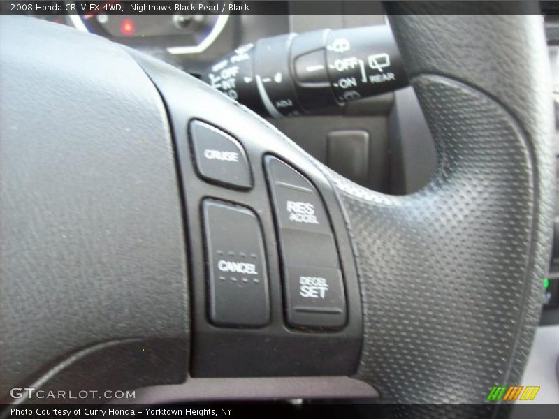 Nighthawk Black Pearl / Black 2008 Honda CR-V EX 4WD