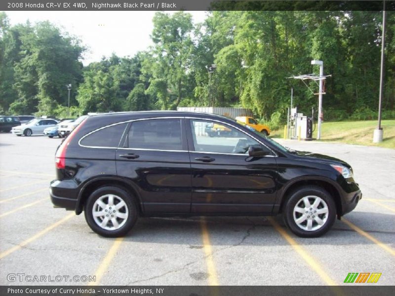 Nighthawk Black Pearl / Black 2008 Honda CR-V EX 4WD