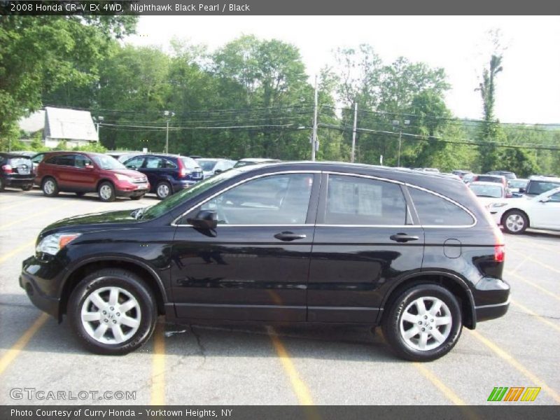 Nighthawk Black Pearl / Black 2008 Honda CR-V EX 4WD