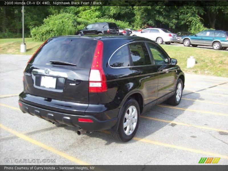 Nighthawk Black Pearl / Black 2008 Honda CR-V EX 4WD