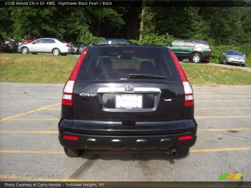 Nighthawk Black Pearl / Black 2008 Honda CR-V EX 4WD