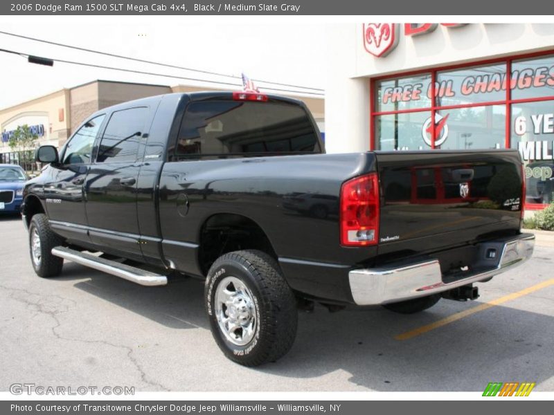 Black / Medium Slate Gray 2006 Dodge Ram 1500 SLT Mega Cab 4x4