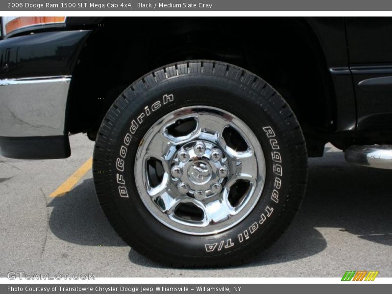 Black / Medium Slate Gray 2006 Dodge Ram 1500 SLT Mega Cab 4x4