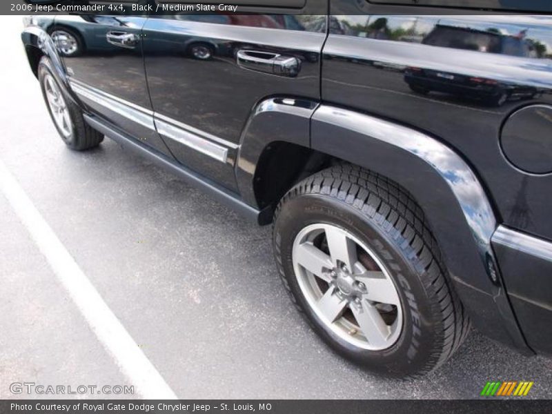 Black / Medium Slate Gray 2006 Jeep Commander 4x4