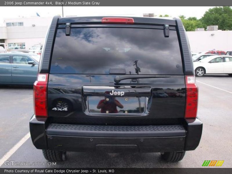 Black / Medium Slate Gray 2006 Jeep Commander 4x4