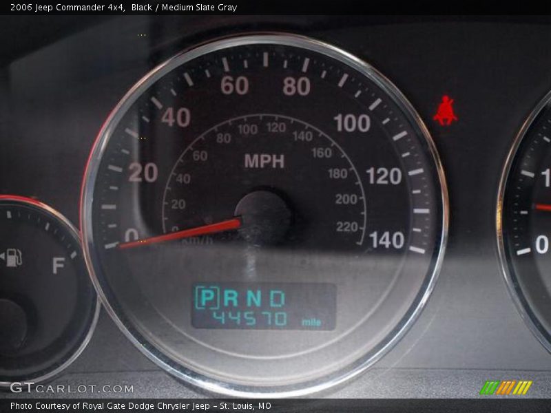 Black / Medium Slate Gray 2006 Jeep Commander 4x4