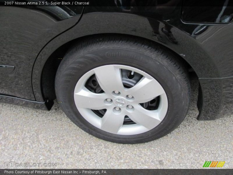 Super Black / Charcoal 2007 Nissan Altima 2.5 S