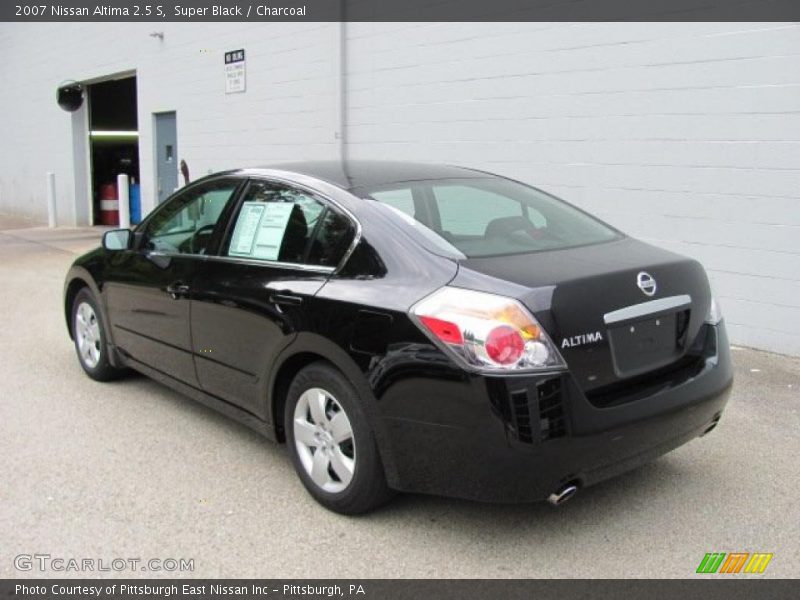 Super Black / Charcoal 2007 Nissan Altima 2.5 S