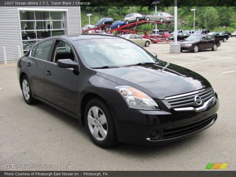 Super Black / Charcoal 2007 Nissan Altima 2.5 S