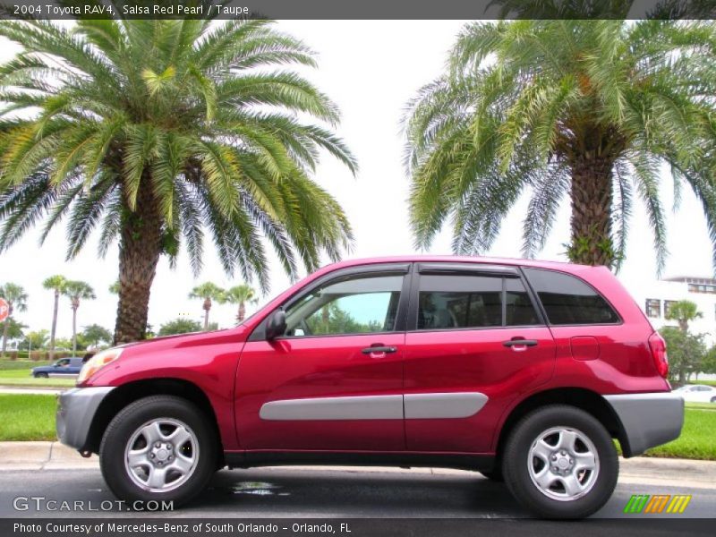 Salsa Red Pearl / Taupe 2004 Toyota RAV4