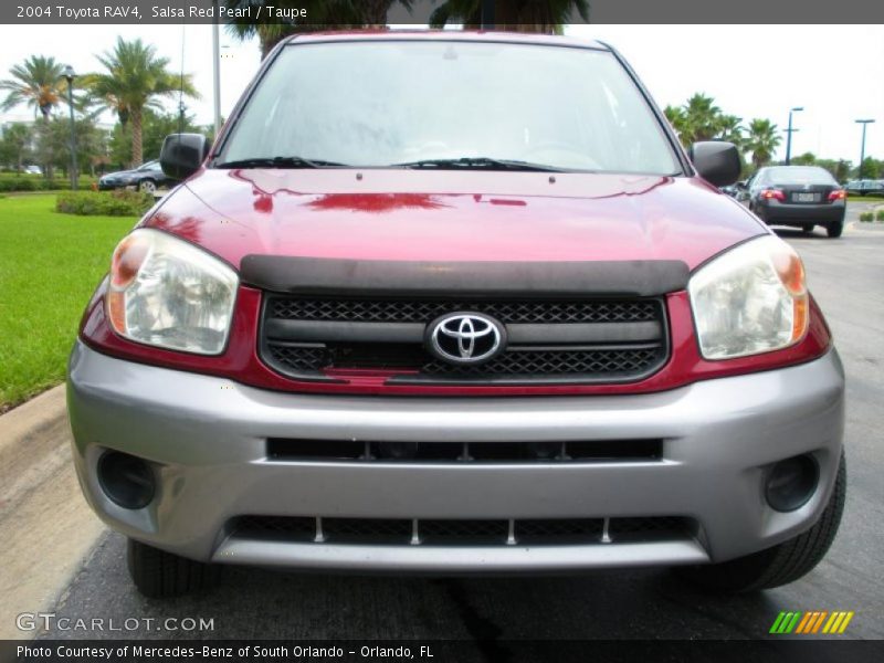 Salsa Red Pearl / Taupe 2004 Toyota RAV4
