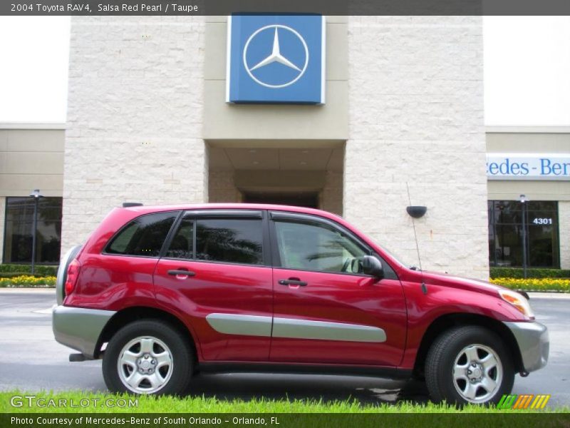 Salsa Red Pearl / Taupe 2004 Toyota RAV4