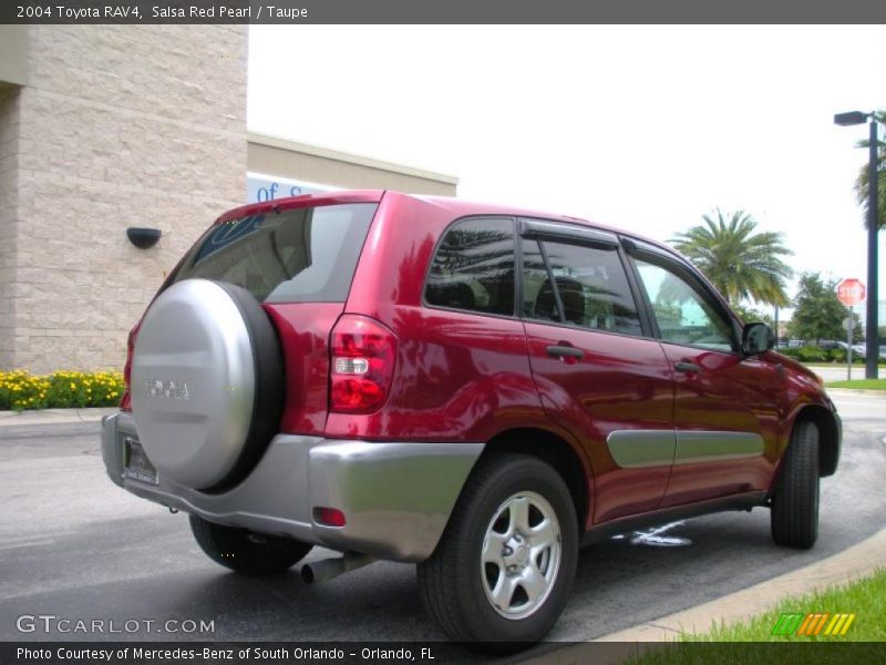 Salsa Red Pearl / Taupe 2004 Toyota RAV4