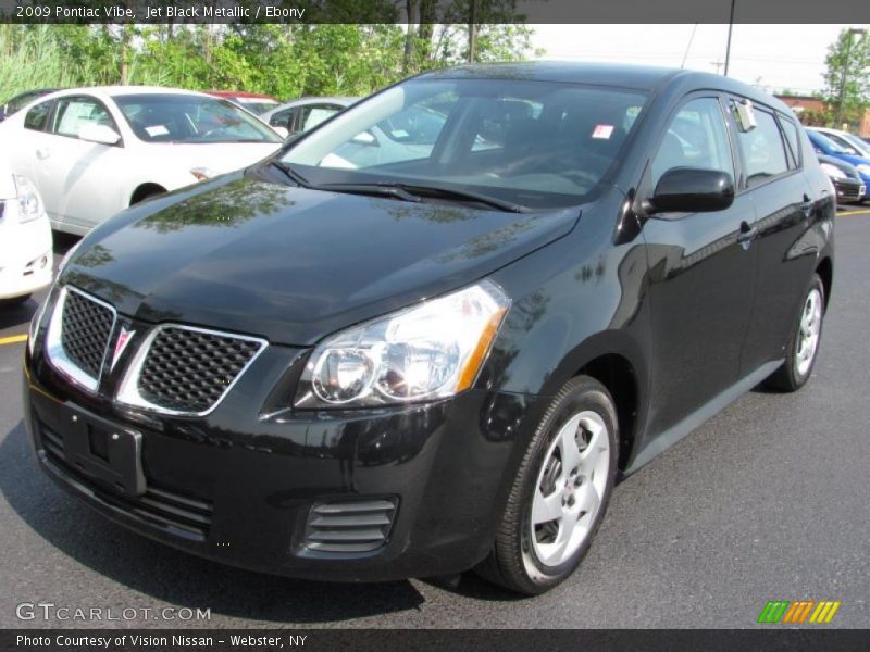 Jet Black Metallic / Ebony 2009 Pontiac Vibe