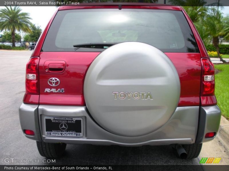 Salsa Red Pearl / Taupe 2004 Toyota RAV4
