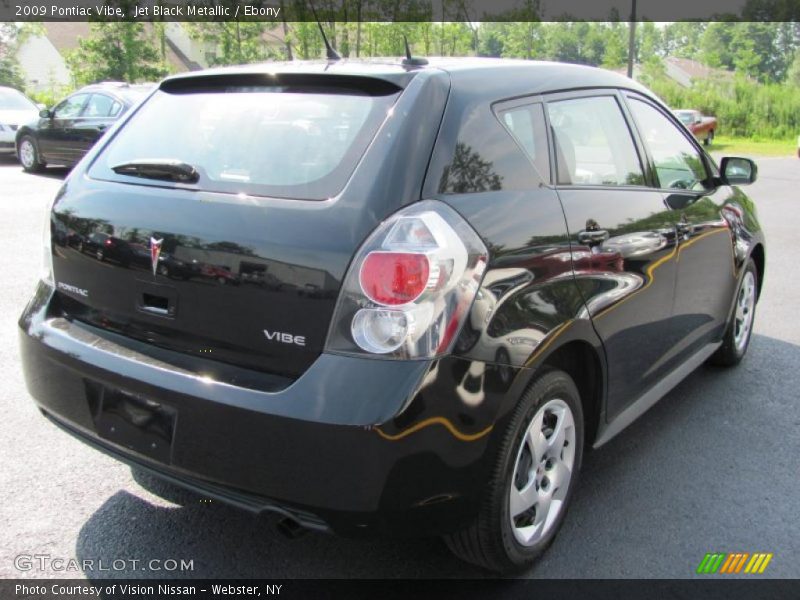 Jet Black Metallic / Ebony 2009 Pontiac Vibe