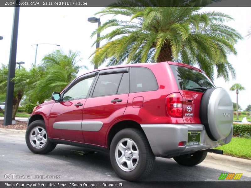 Salsa Red Pearl / Taupe 2004 Toyota RAV4