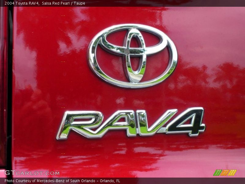 Salsa Red Pearl / Taupe 2004 Toyota RAV4