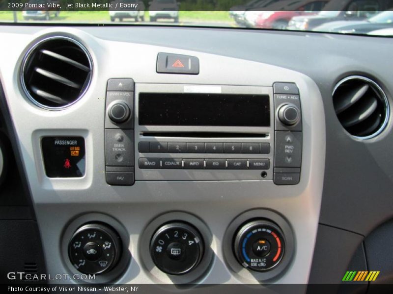 Jet Black Metallic / Ebony 2009 Pontiac Vibe