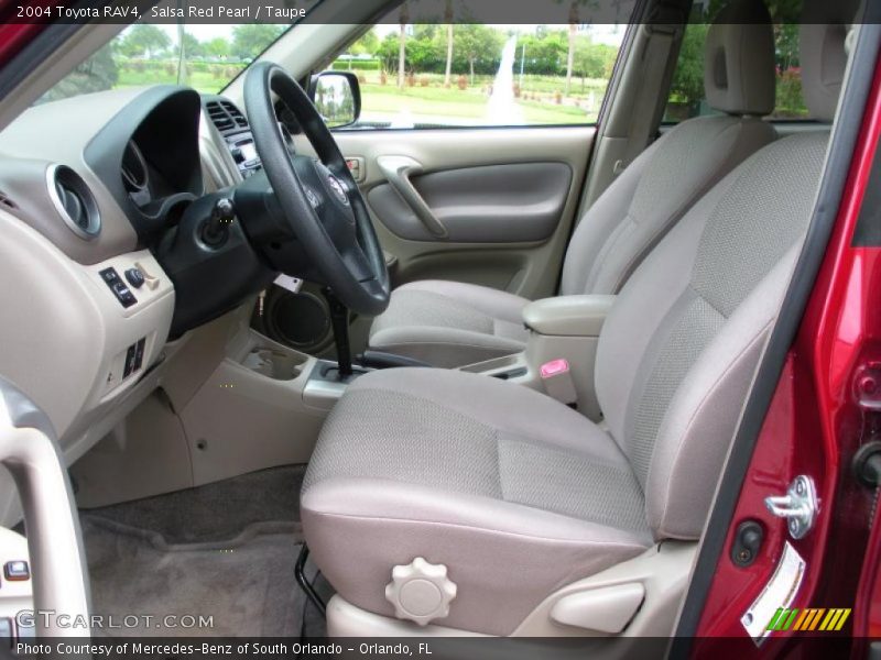 Salsa Red Pearl / Taupe 2004 Toyota RAV4