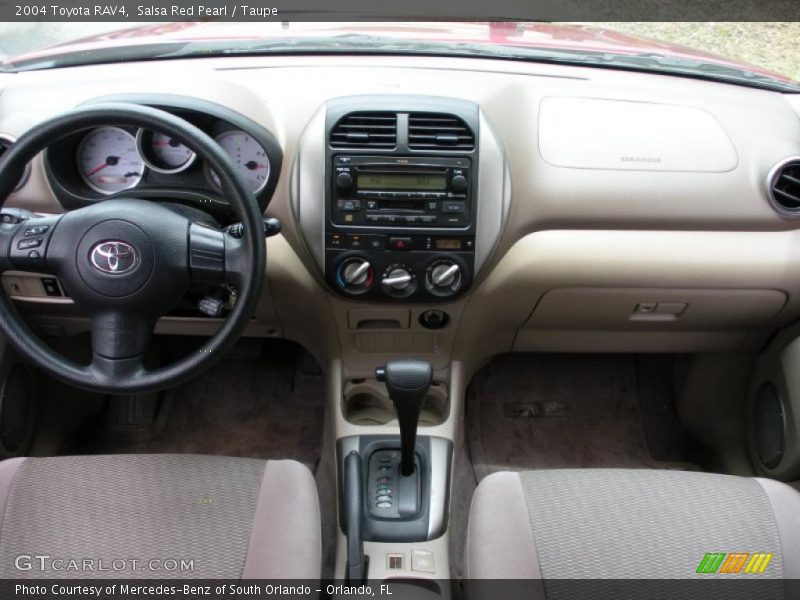 Salsa Red Pearl / Taupe 2004 Toyota RAV4