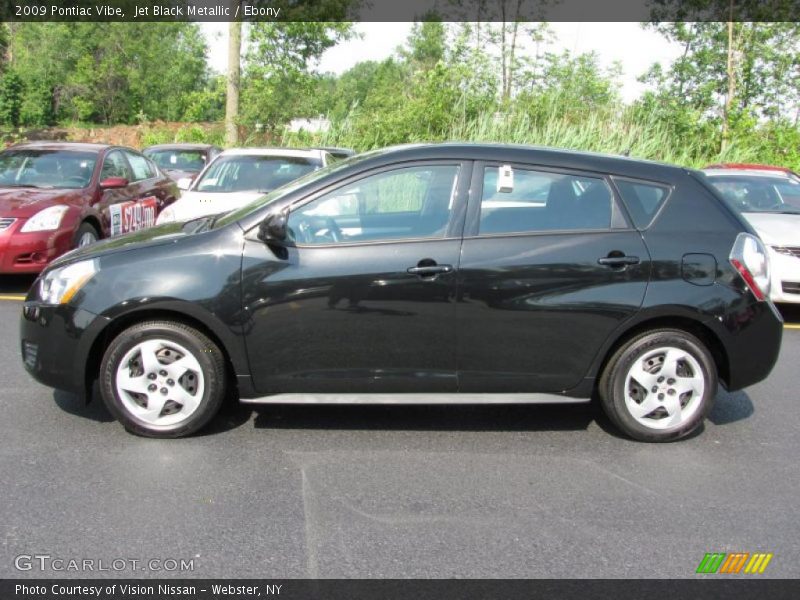 Jet Black Metallic / Ebony 2009 Pontiac Vibe