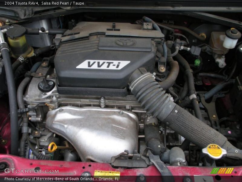 Salsa Red Pearl / Taupe 2004 Toyota RAV4