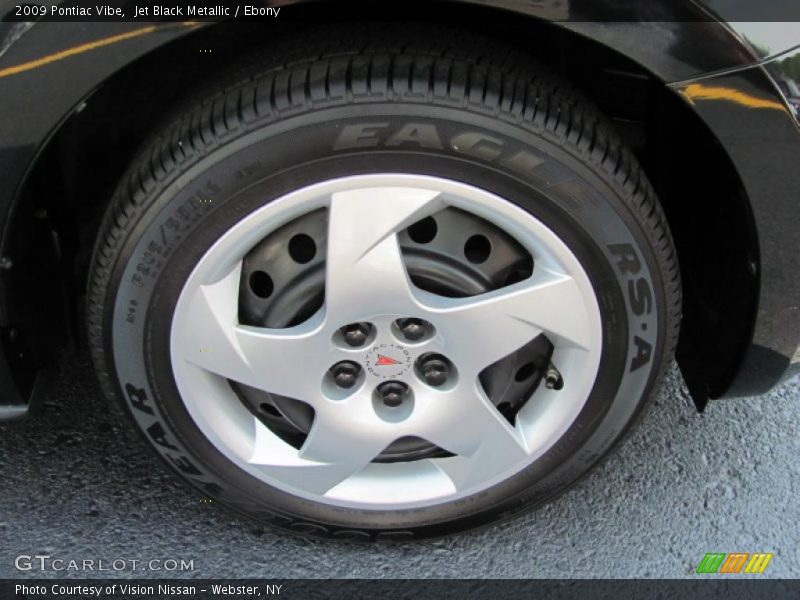 Jet Black Metallic / Ebony 2009 Pontiac Vibe
