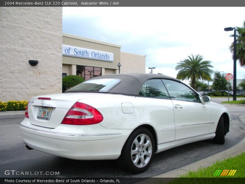 Alabaster White / Ash 2004 Mercedes-Benz CLK 320 Cabriolet