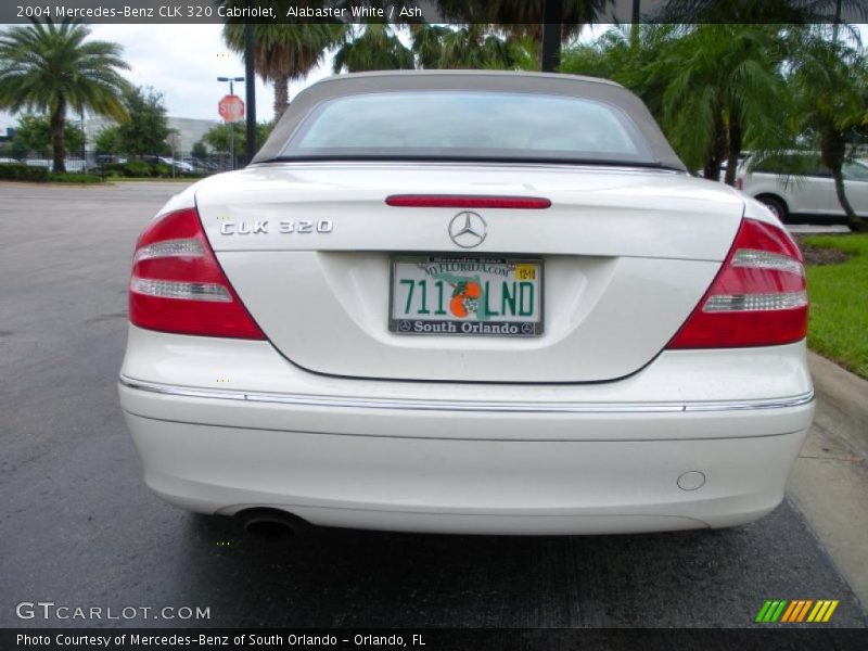 Alabaster White / Ash 2004 Mercedes-Benz CLK 320 Cabriolet