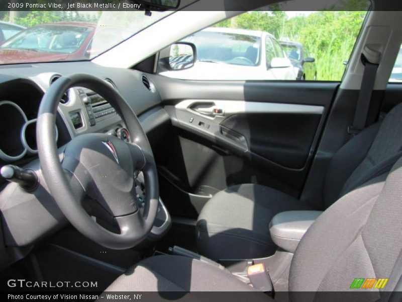 Jet Black Metallic / Ebony 2009 Pontiac Vibe