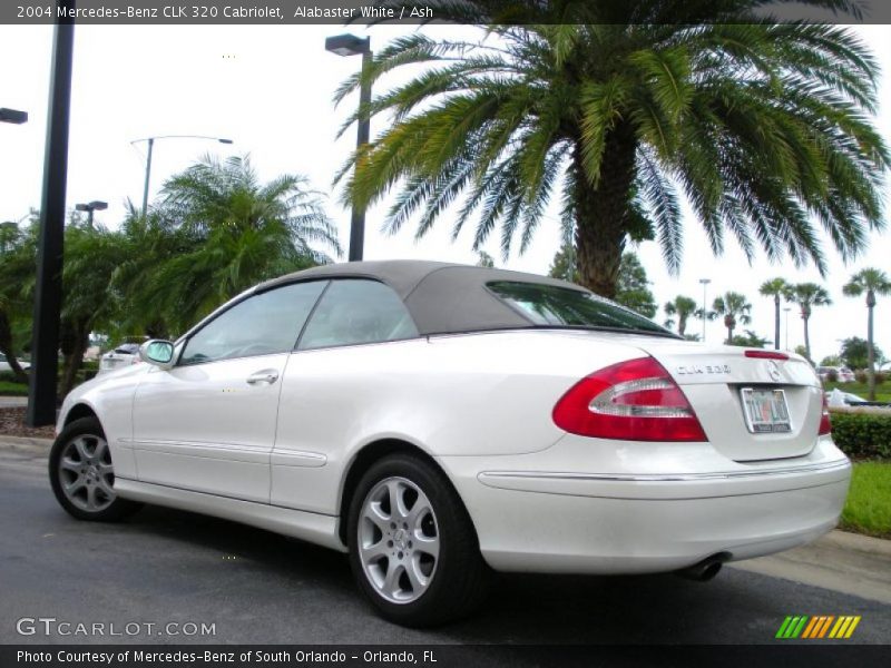 Alabaster White / Ash 2004 Mercedes-Benz CLK 320 Cabriolet