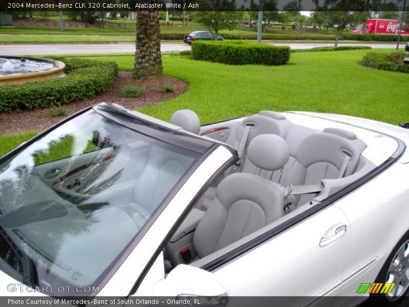 Alabaster White / Ash 2004 Mercedes-Benz CLK 320 Cabriolet