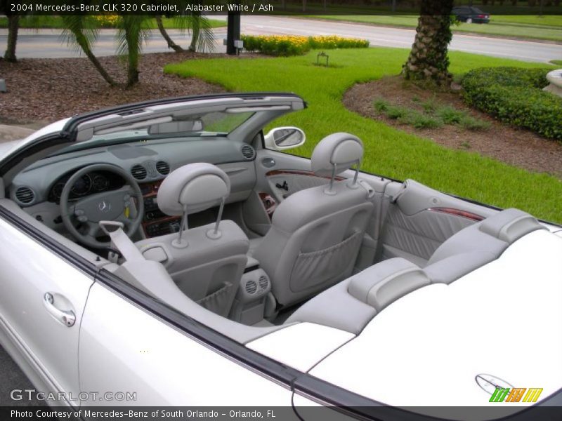Alabaster White / Ash 2004 Mercedes-Benz CLK 320 Cabriolet