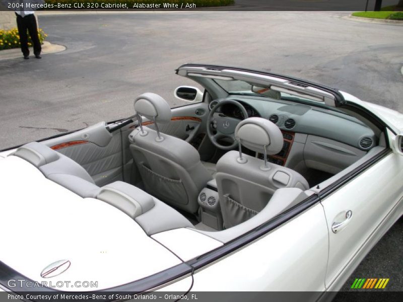 Alabaster White / Ash 2004 Mercedes-Benz CLK 320 Cabriolet