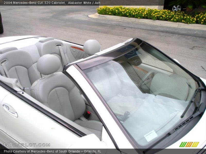 Alabaster White / Ash 2004 Mercedes-Benz CLK 320 Cabriolet