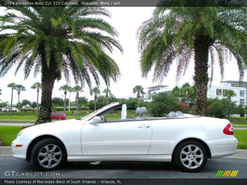 Alabaster White / Ash 2004 Mercedes-Benz CLK 320 Cabriolet