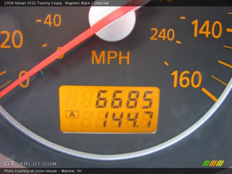 Magnetic Black / Charcoal 2008 Nissan 350Z Touring Coupe