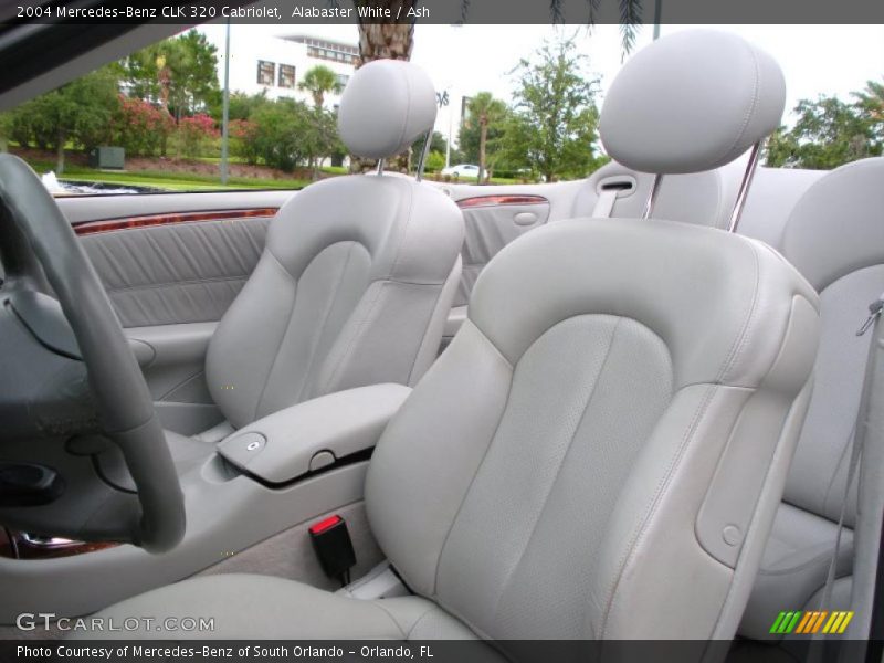 Alabaster White / Ash 2004 Mercedes-Benz CLK 320 Cabriolet
