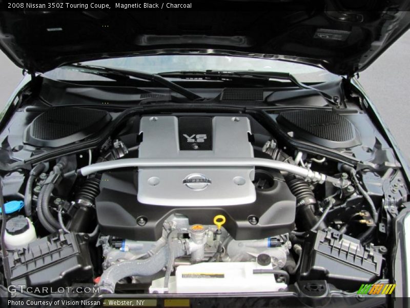 Magnetic Black / Charcoal 2008 Nissan 350Z Touring Coupe